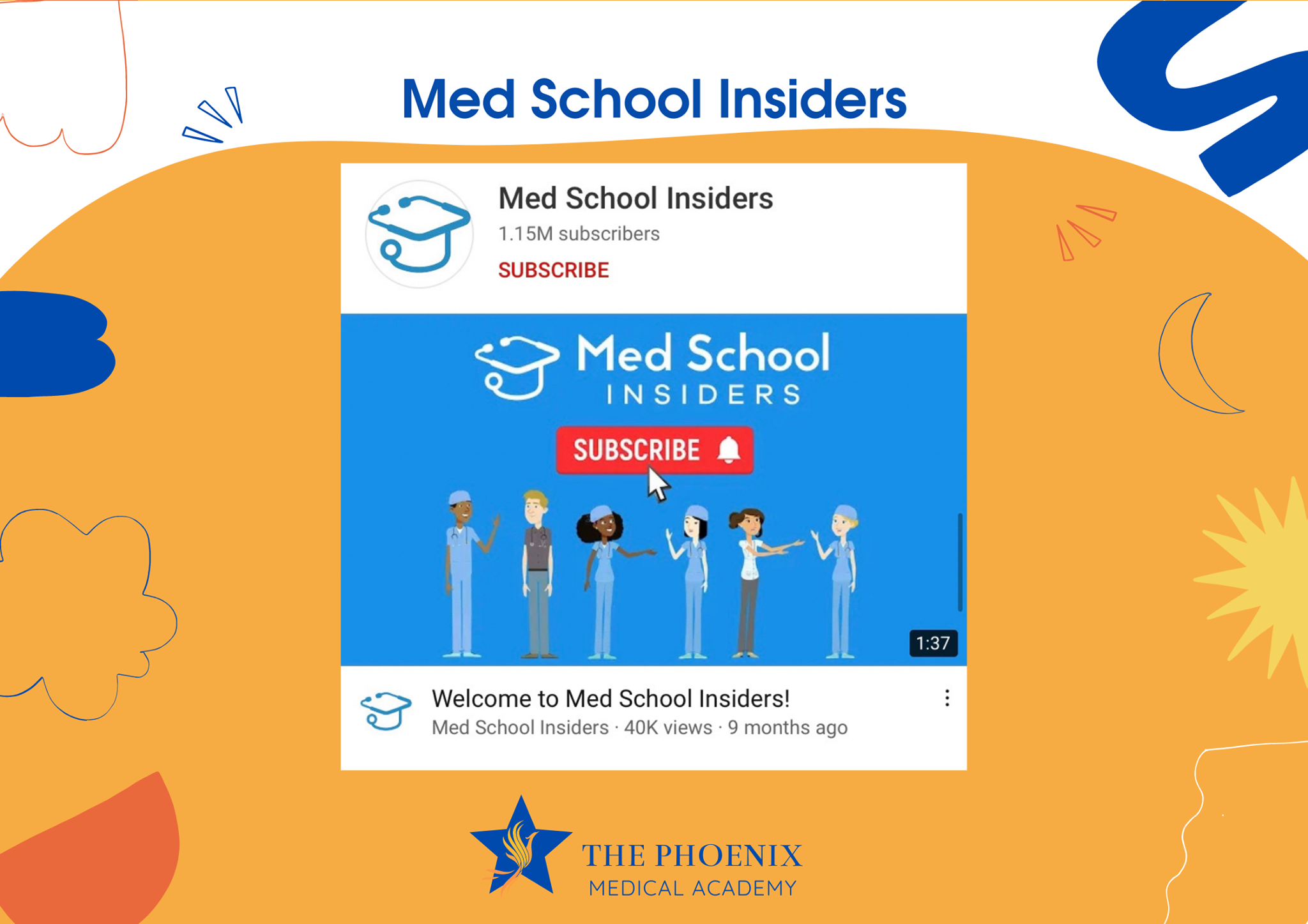 Đến với Med School Insiders, bạn sẽ được đắm mình trong bể kiến thức bao la về mảng y tế với những chủ đề tuyệt vời