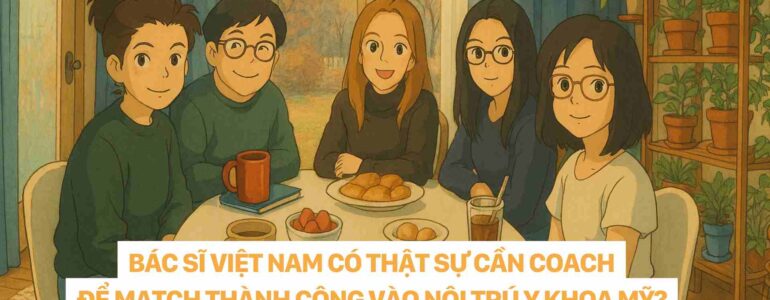CÓ THẬT SỰ CẦN COACH ĐỂ VÀO NỘI TRÚ Y KHOA MỸ dr christina nguyễn