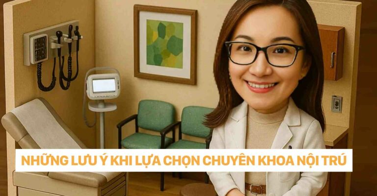 NHỮNG LƯU Ý KHI LỰA CHỌN CHUYÊN KHOA NỘI TRÚ dr christina nguyen