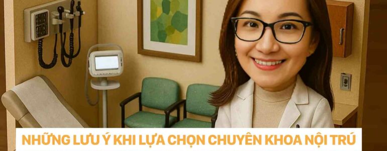 NHỮNG LƯU Ý KHI LỰA CHỌN CHUYÊN KHOA NỘI TRÚ dr christina nguyen